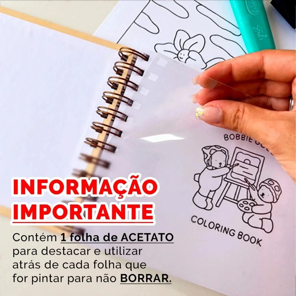 Kit Bobbie Goods (livro capa dura + 12 canetinhas)